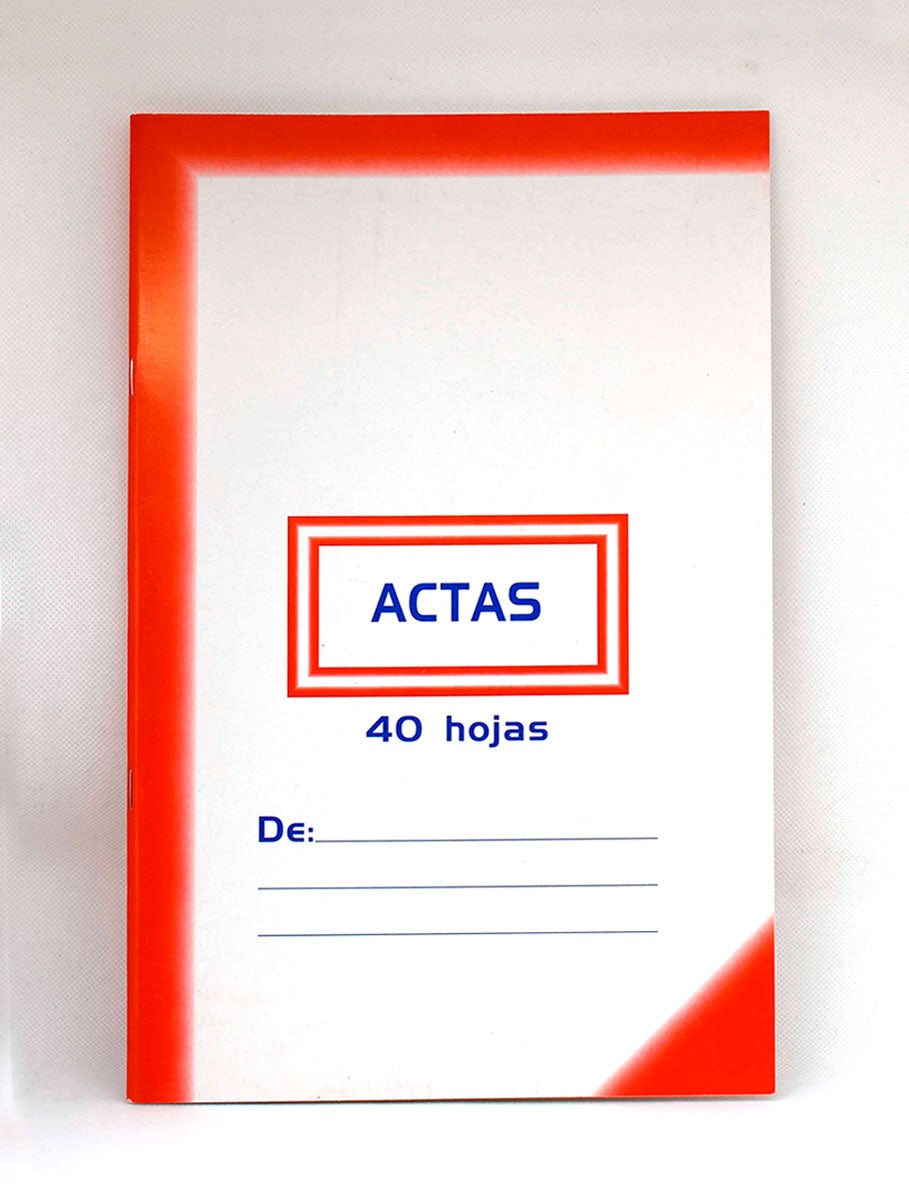 Cuaderno de Contabilidad - Actas - Arimany