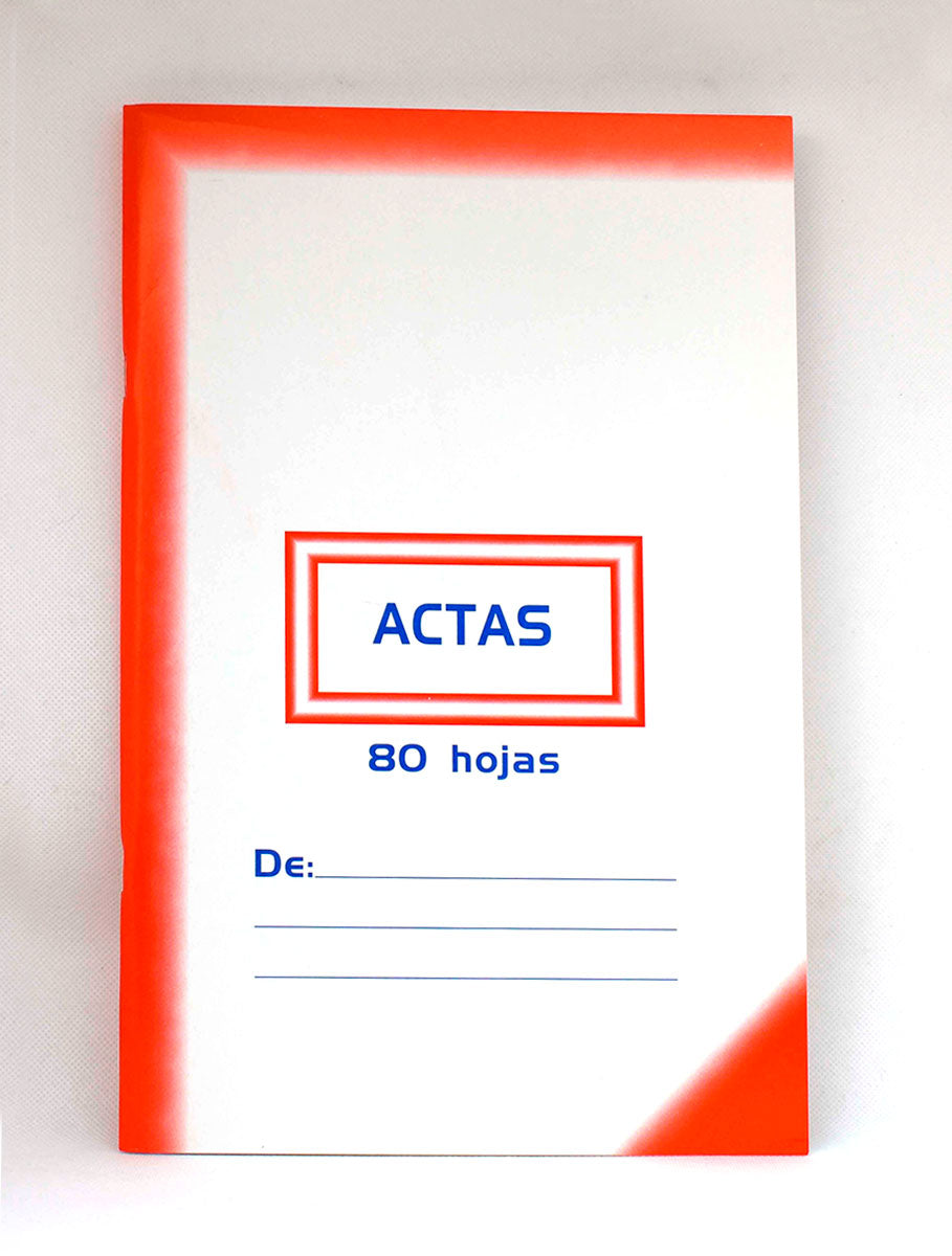 Cuaderno de Contabilidad - Actas - Arimany