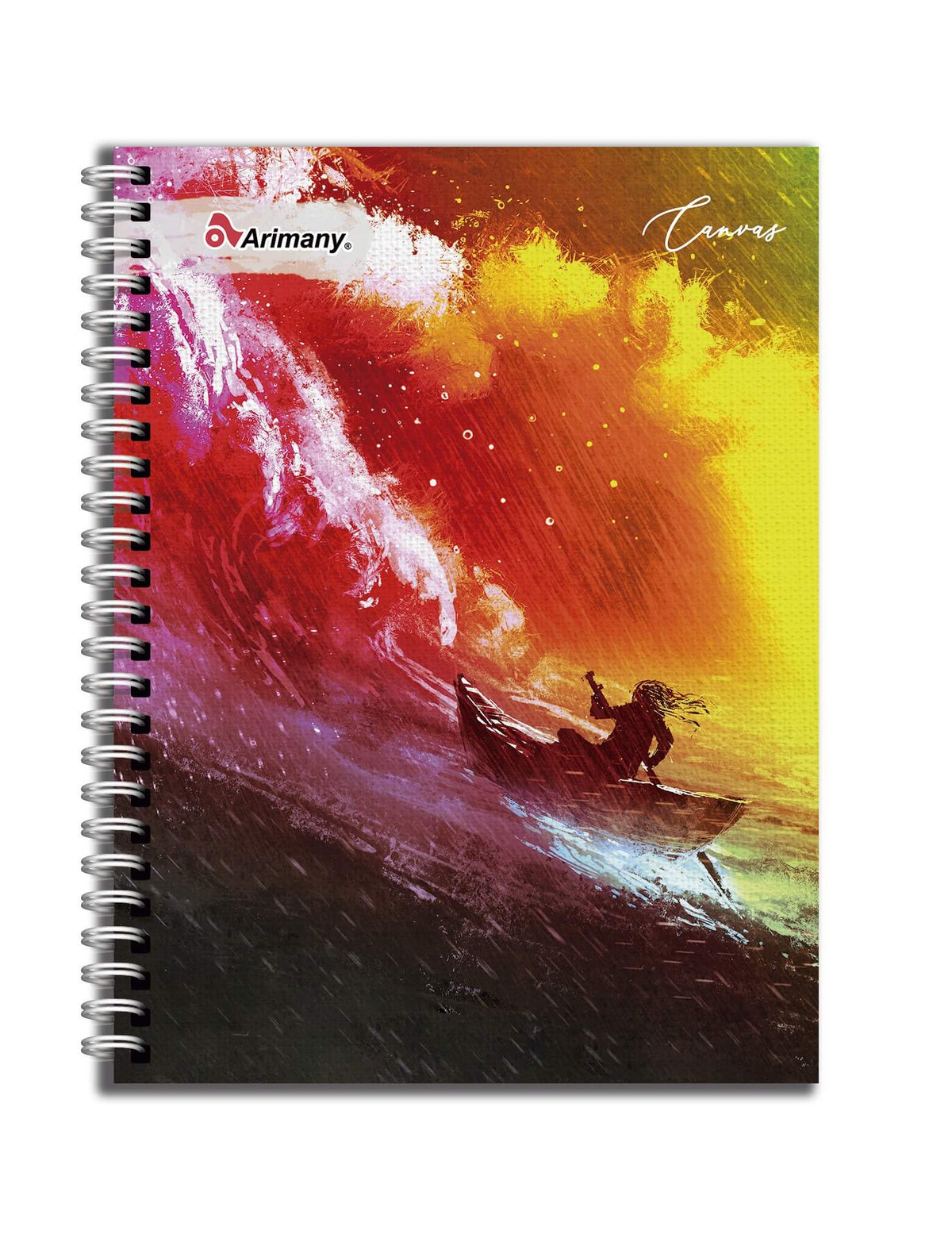Cuaderno - Universitario - Doble Anillo - Pasta Dura - Canvas