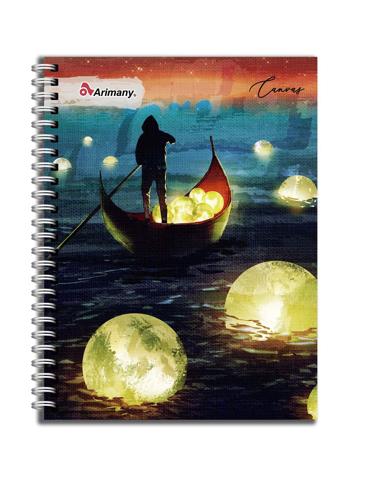 Cuaderno - Universitario - Doble Anillo - Pasta Dura - Canvas