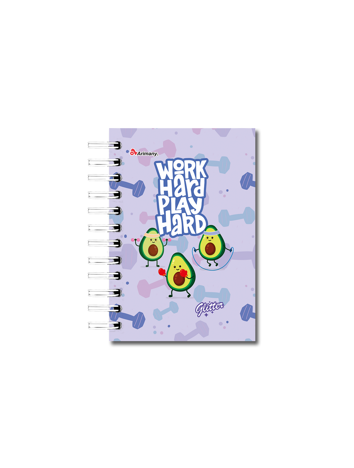 Libreta Minimaster - Doble Anillo - Pasta Dura - Glitter
