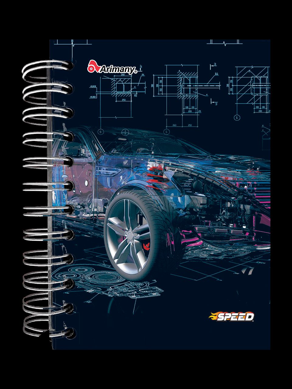 Libreta Minimaster - Doble Anillo - Pasta Dura - Speed