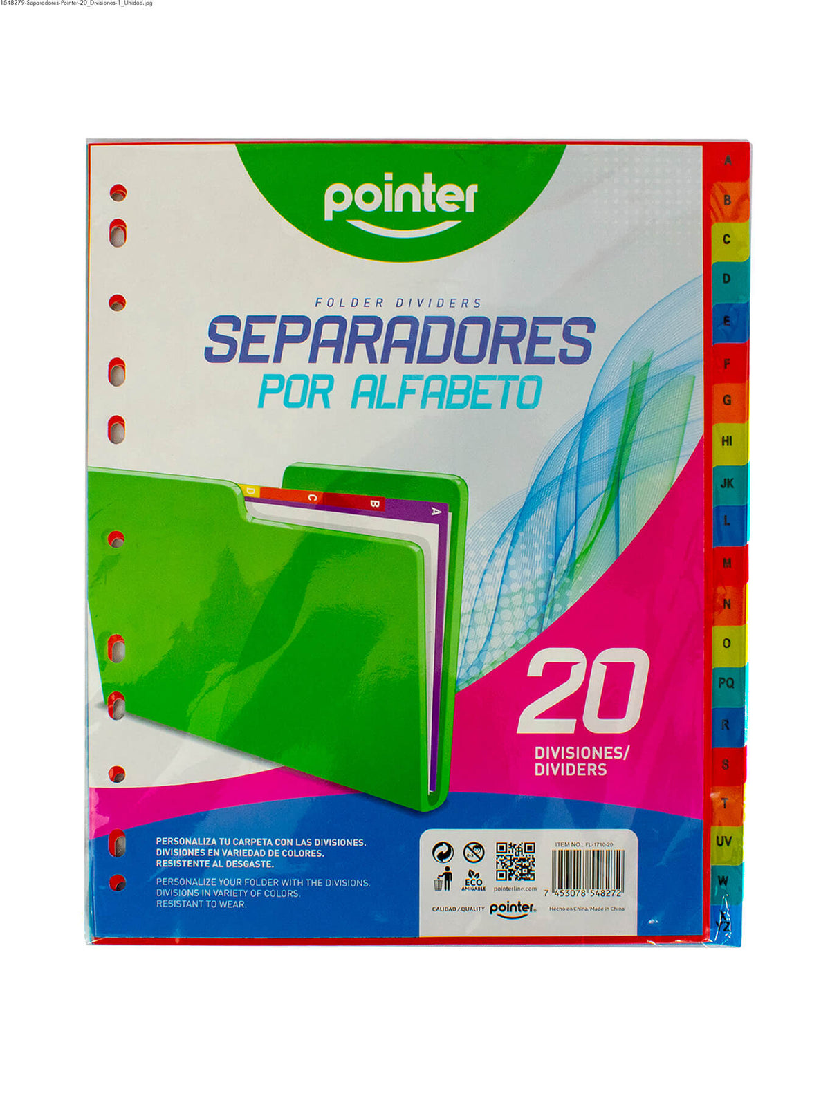 Separadores - Alfabético - Pointer