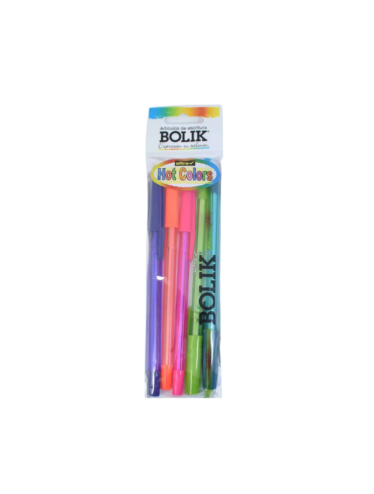 Lapiceros Hot Colors - 5 Colores - Bolik