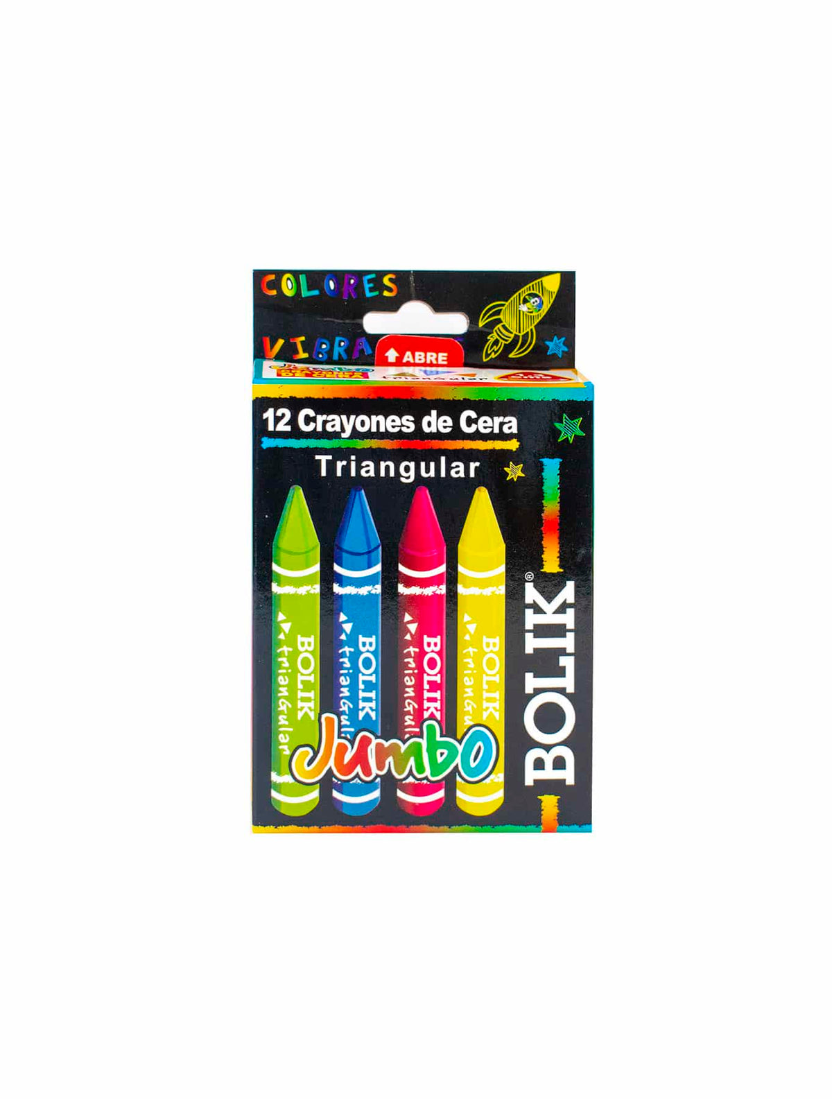Crayones de Cera Triangulares - Tamaño Jumbo - Bolik
