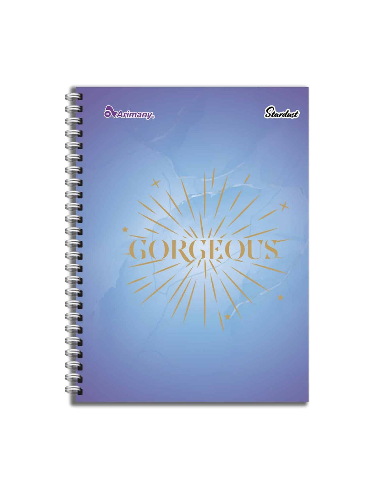 Cuaderno - Carta - Doble Anillo - Pasta Semidura - Stardust