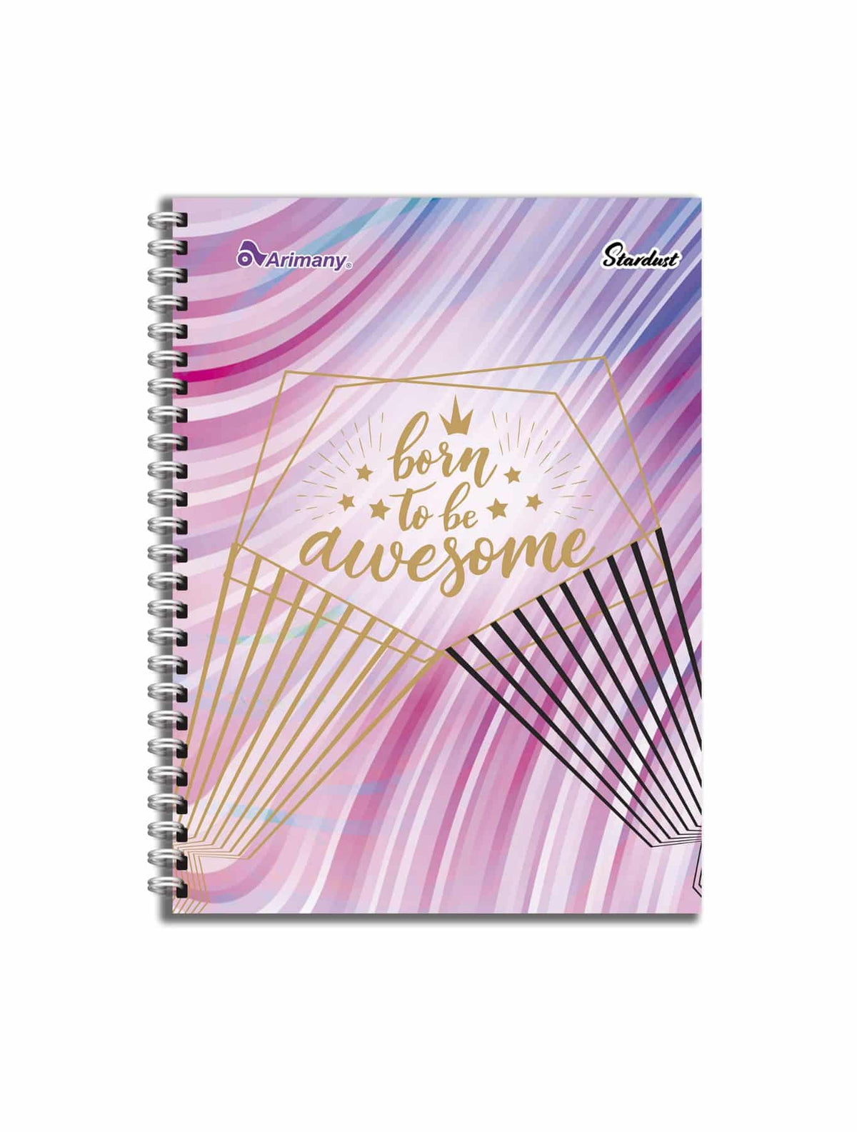 Cuaderno - Carta - Doble Anillo - Pasta Semidura - Stardust