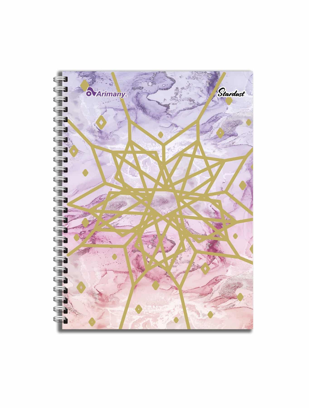 Cuaderno - Carta - Doble Anillo - Pasta Semidura - Stardust