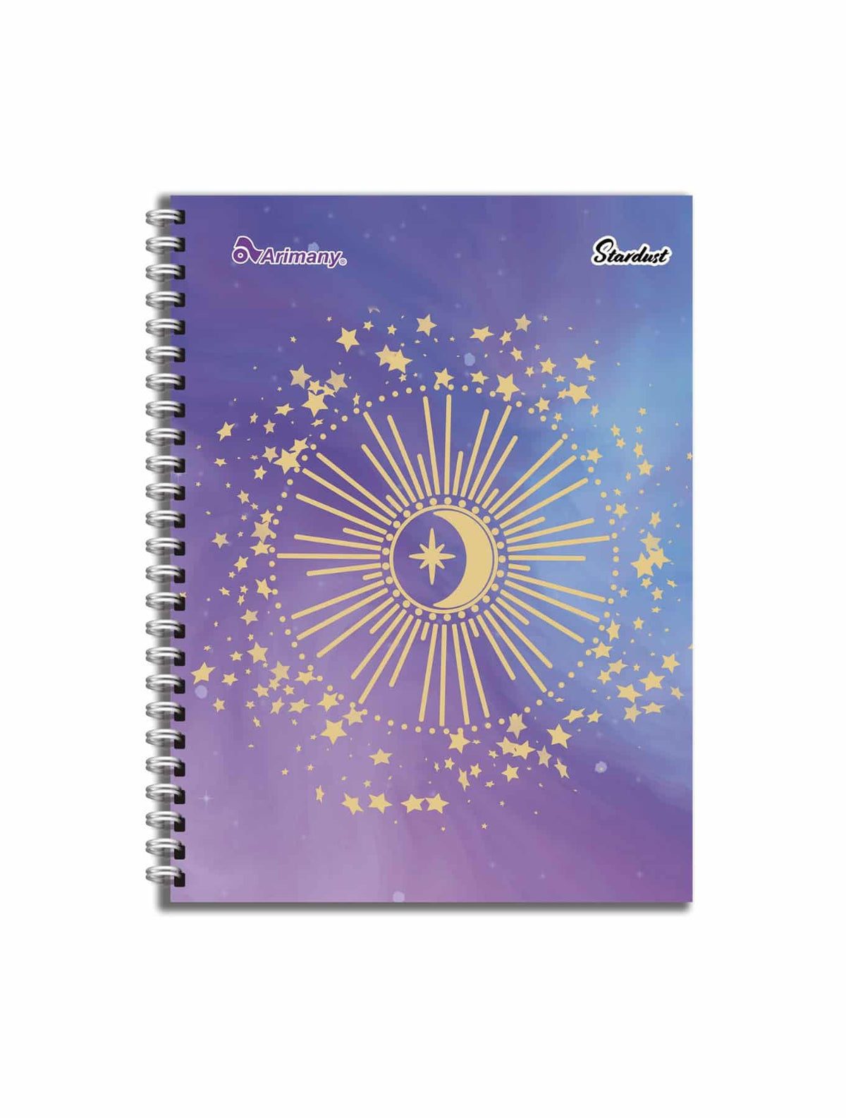 Cuaderno - Carta - Doble Anillo - Pasta Semidura - Stardust