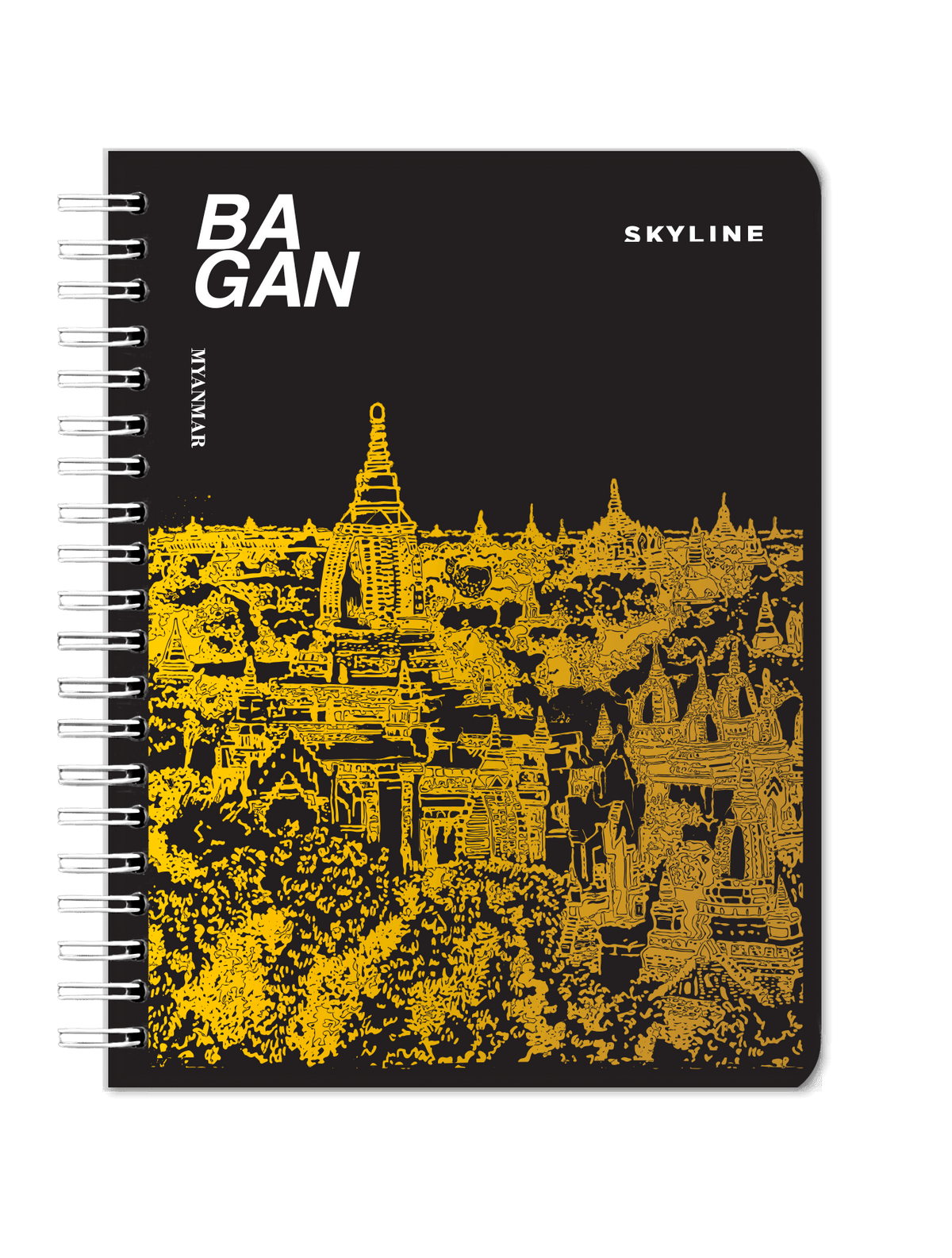 Cuaderno - Carta - Doble Anillo - Pasta Semidura - Skyline