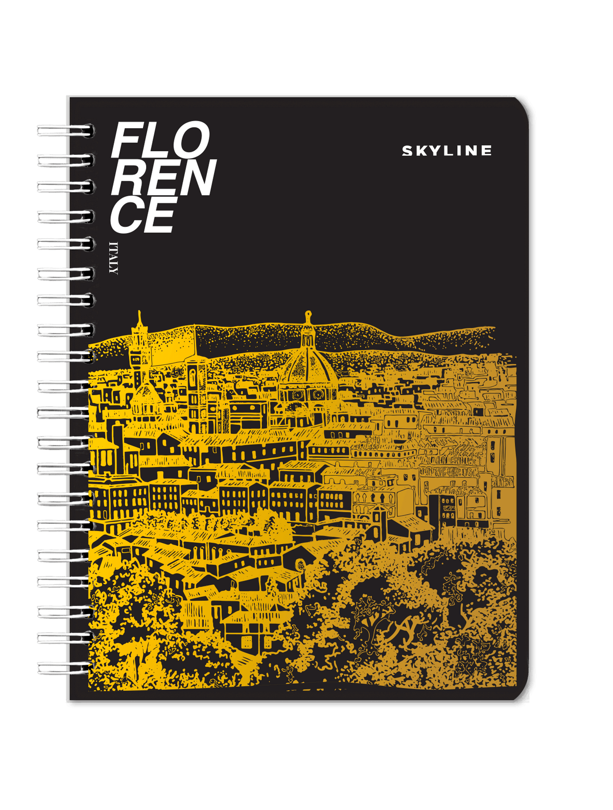 Cuaderno - Carta - Doble Anillo - Pasta Semidura - Skyline