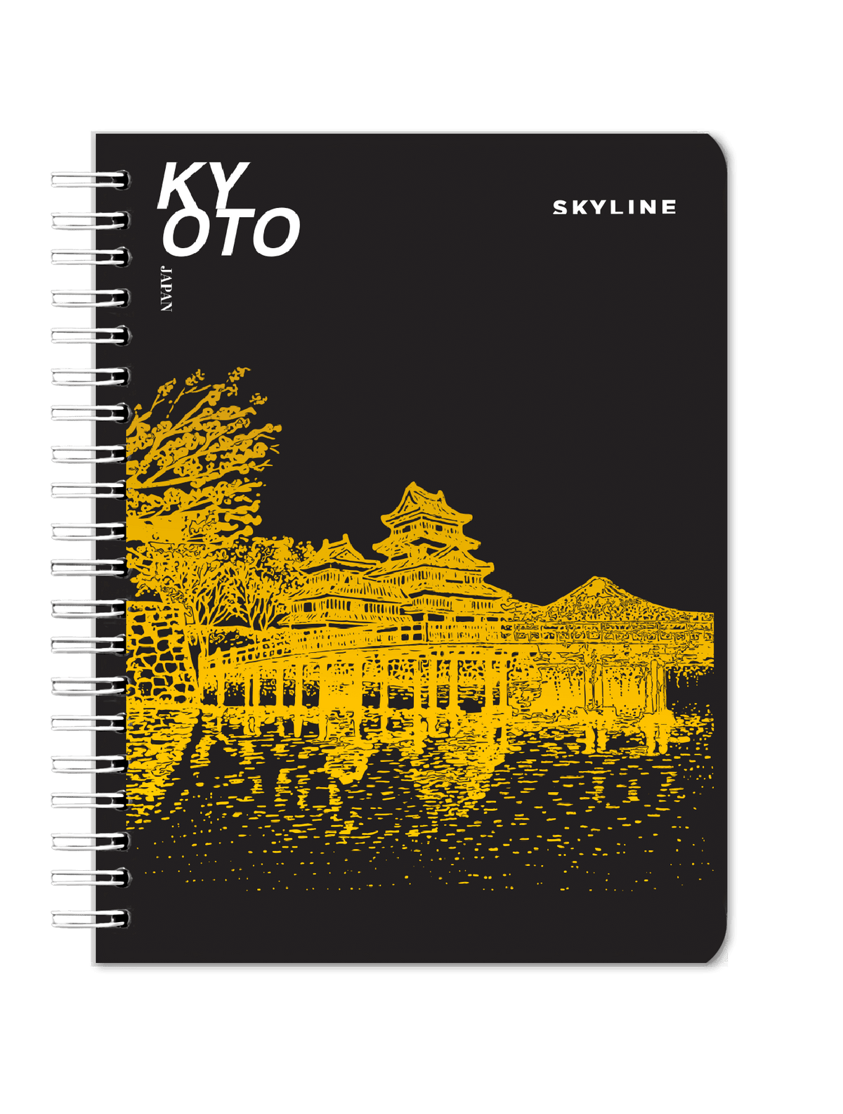 Cuaderno - Carta - Doble Anillo - Pasta Semidura - Skyline