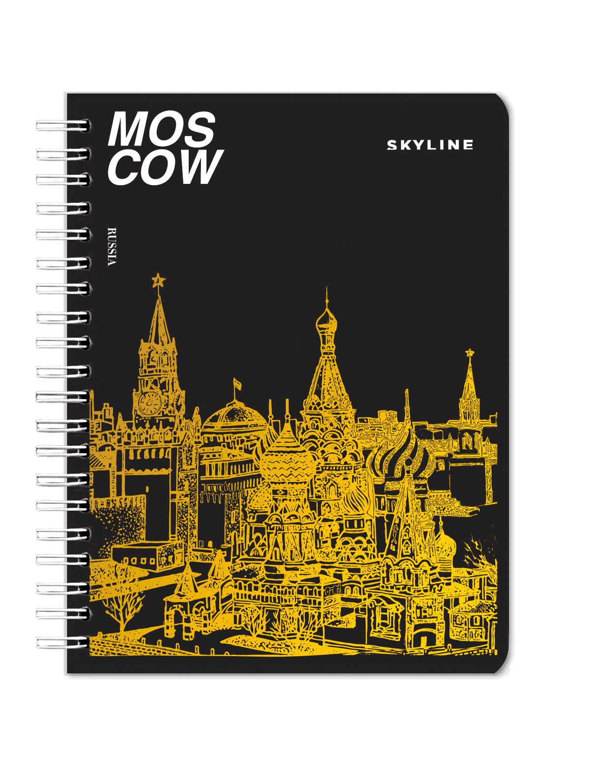 Cuaderno - Carta - Doble Anillo - Pasta Semidura - Skyline