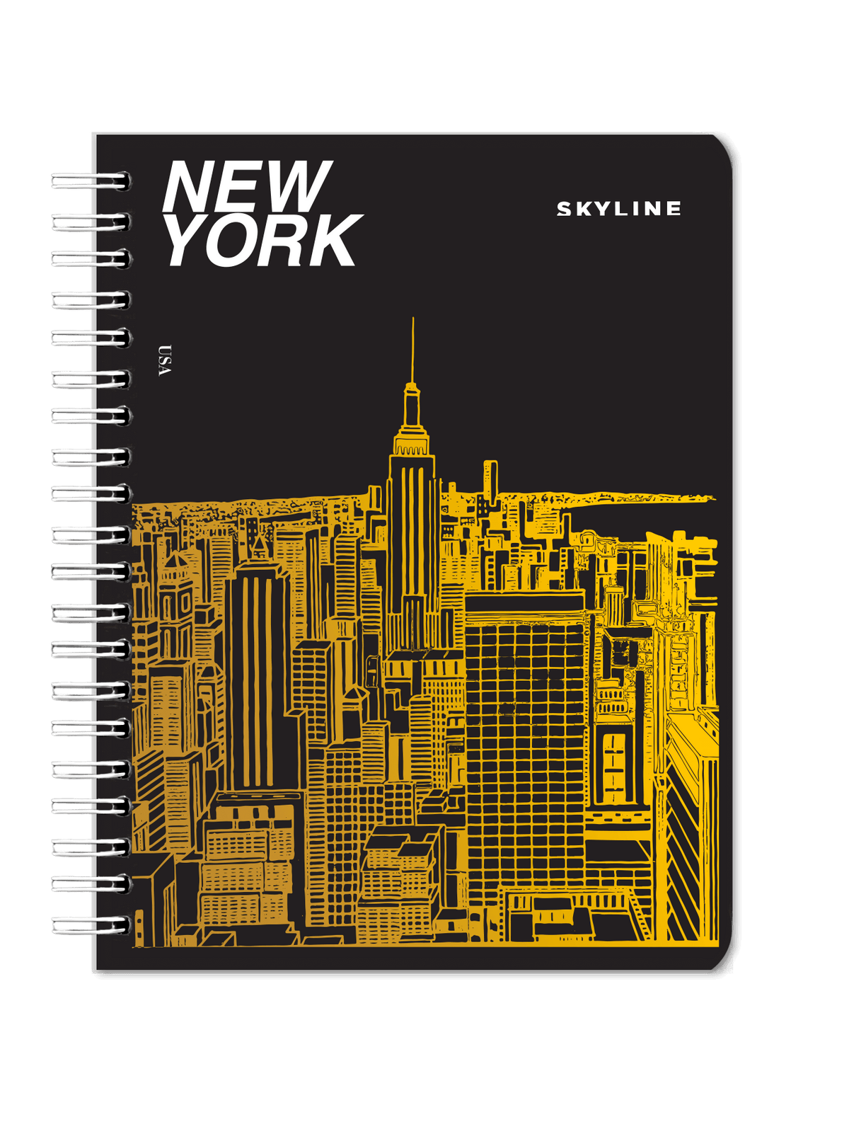Cuaderno - Carta - Doble Anillo - Pasta Semidura - Skyline
