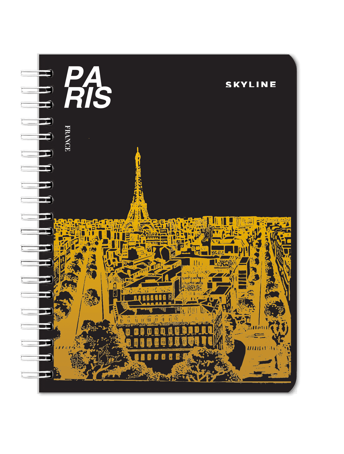 Cuaderno - Carta - Doble Anillo - Pasta Semidura - Skyline