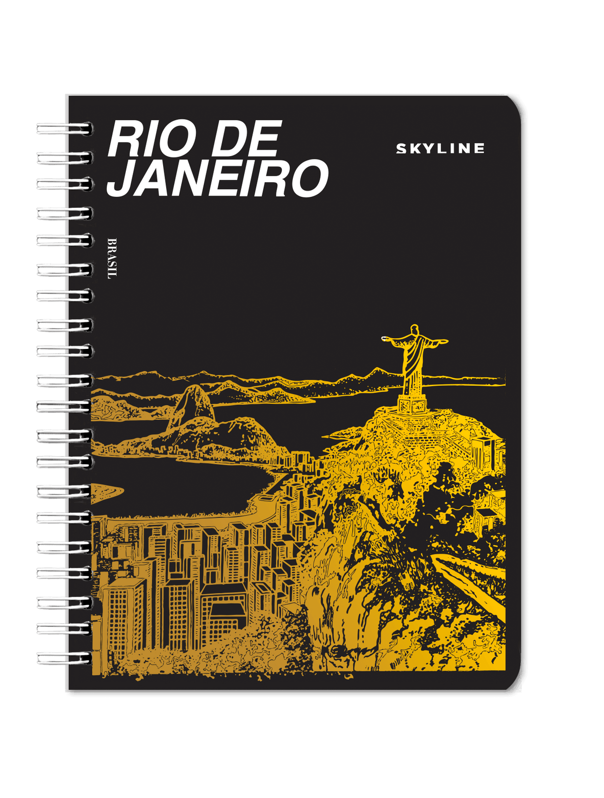 Cuaderno - Carta - Doble Anillo - Pasta Semidura - Skyline
