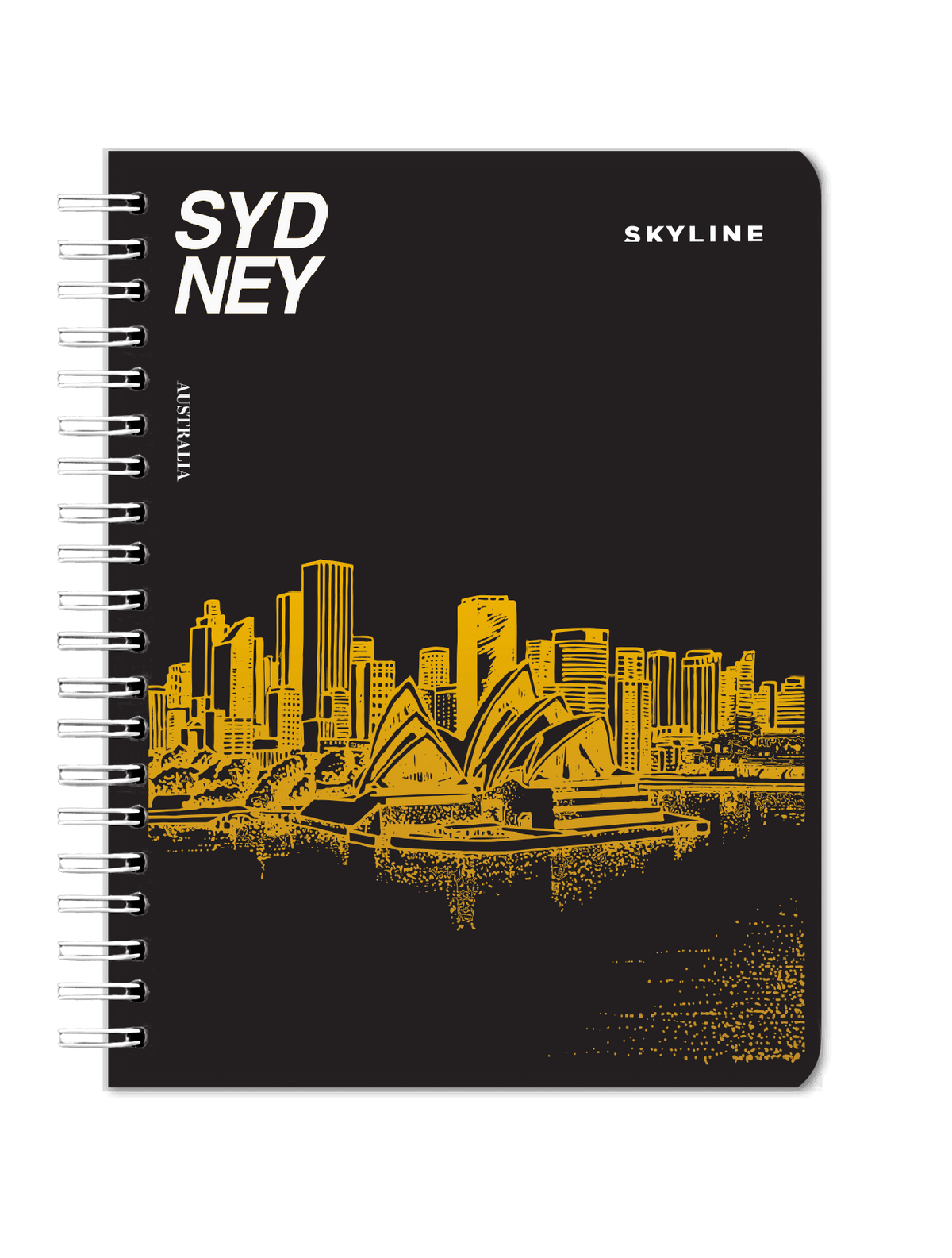 Cuaderno - Carta - Doble Anillo - Pasta Semidura - Skyline
