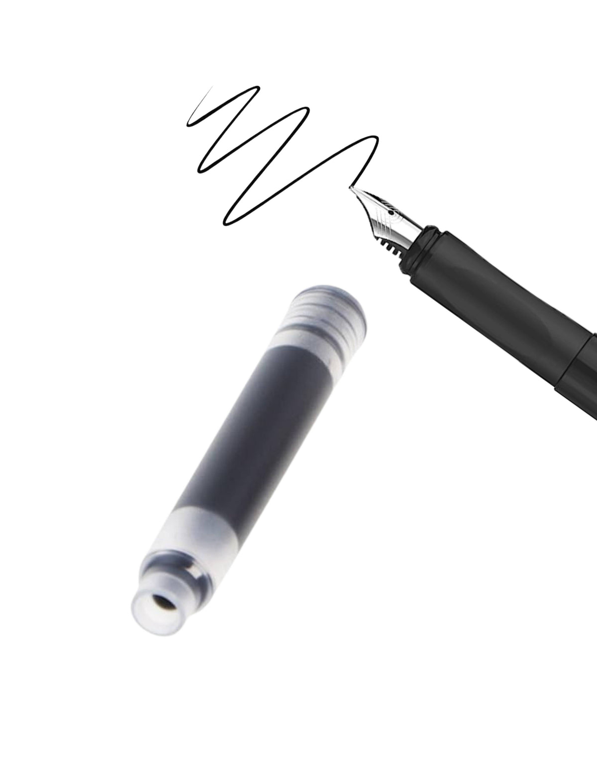 Cartucho para Pluma Fuente - Negro - Schneider