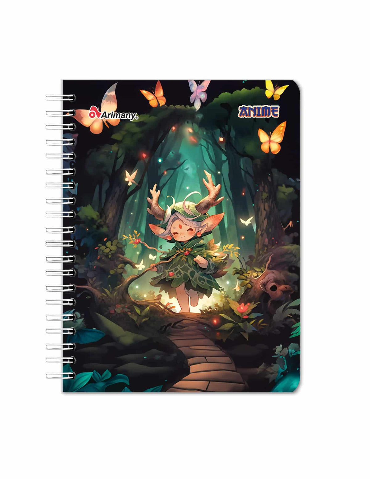 Cuaderno - Universitario - Doble Anillo - Pasta Semidura - Anime