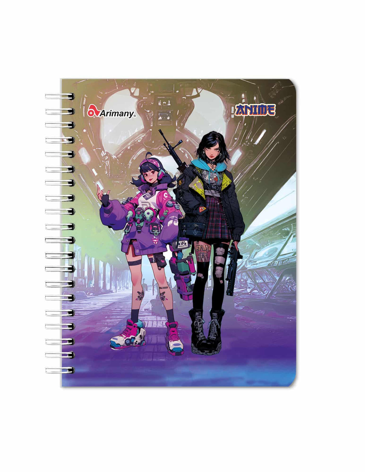 Cuaderno - Universitario - Doble Anillo - Pasta Semidura - Anime
