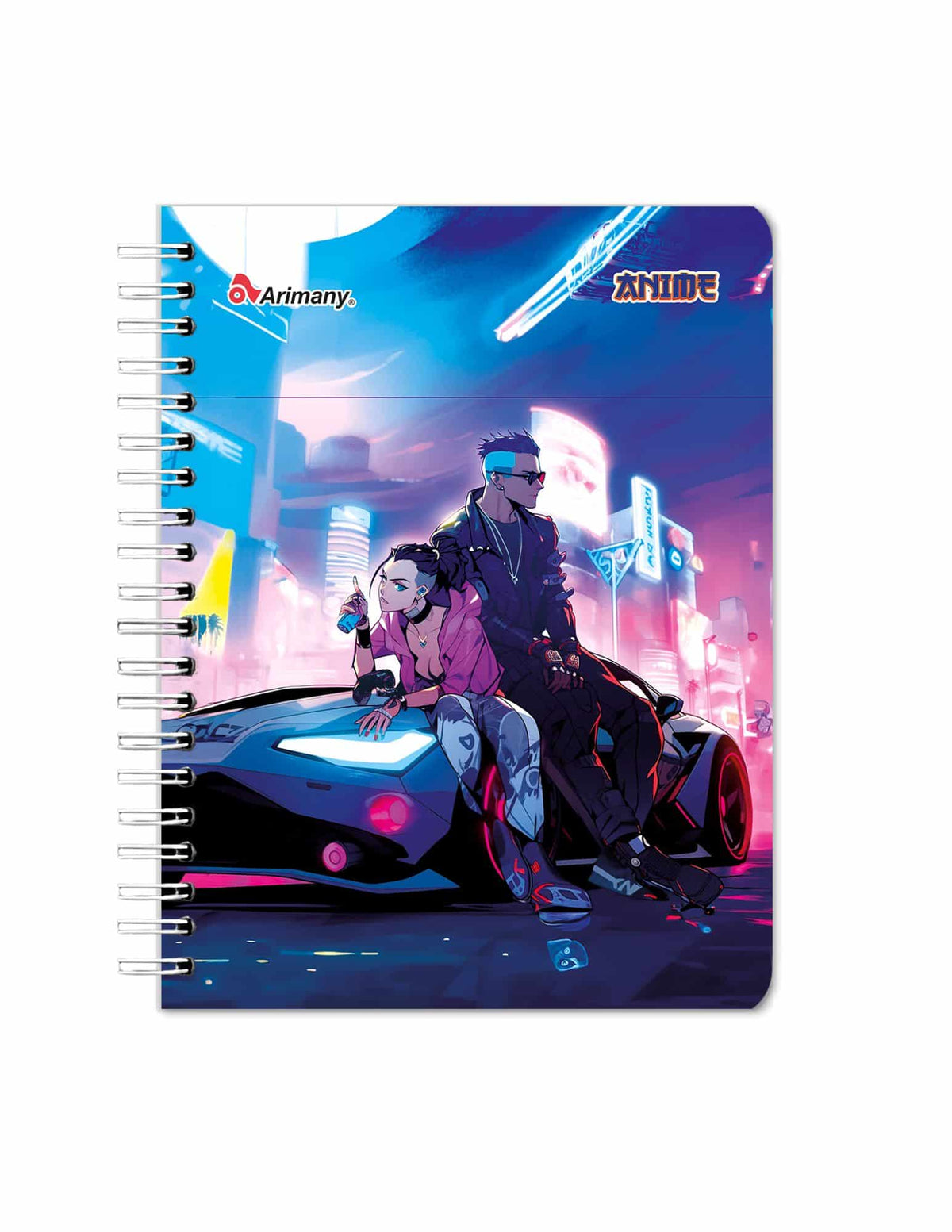 Cuaderno - Universitario - Doble Anillo - Pasta Semidura - Anime