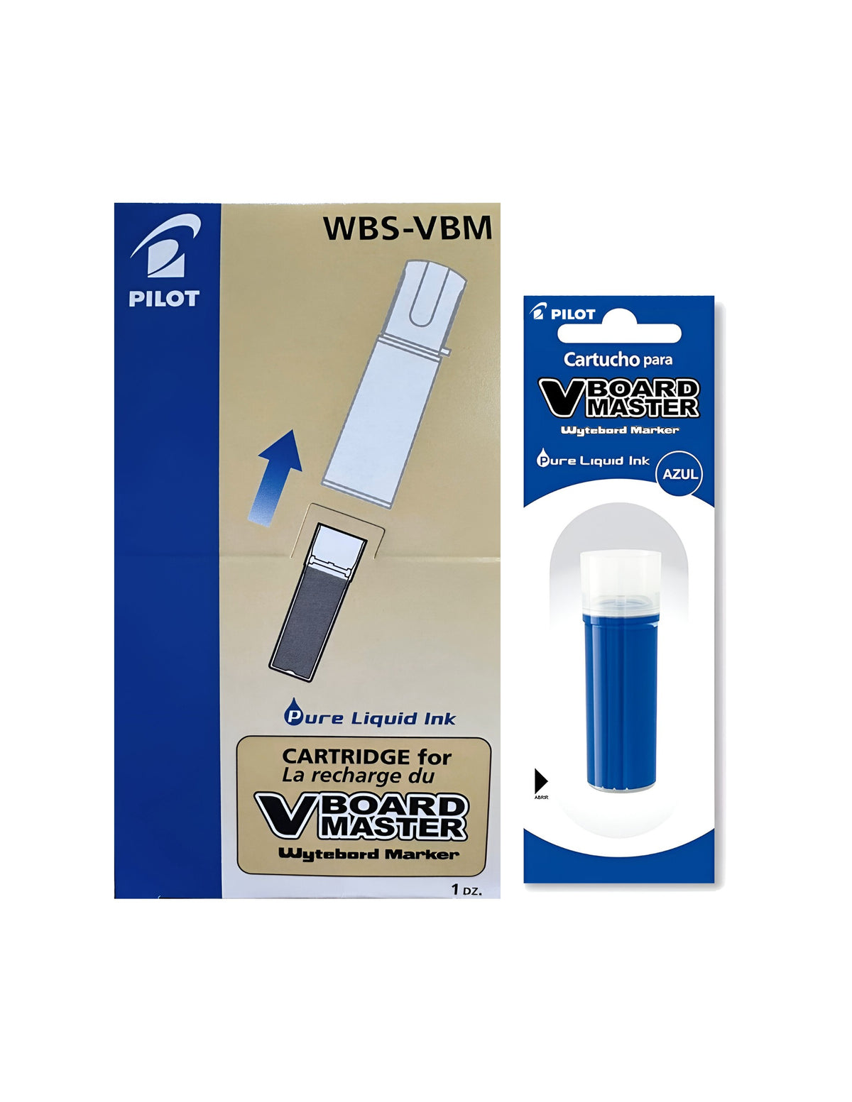 Cartucho Recargable para Marcador de Pizarra - V-Board Master - Pilot
