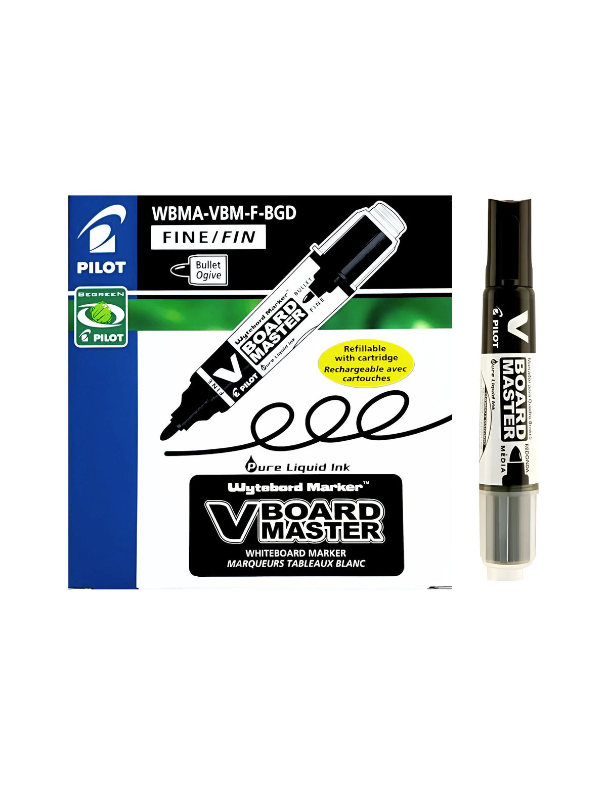 Marcador de Pizarra - Recargable - V-Board Master - Pilot
