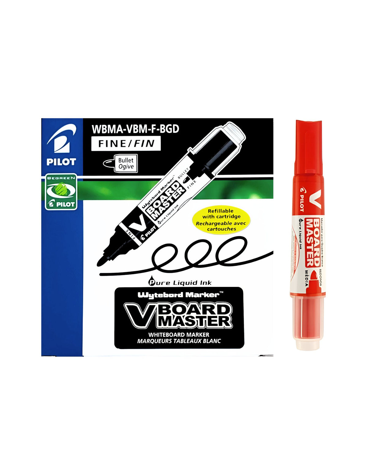 Marcador de Pizarra - Recargable - V-Board Master - Pilot