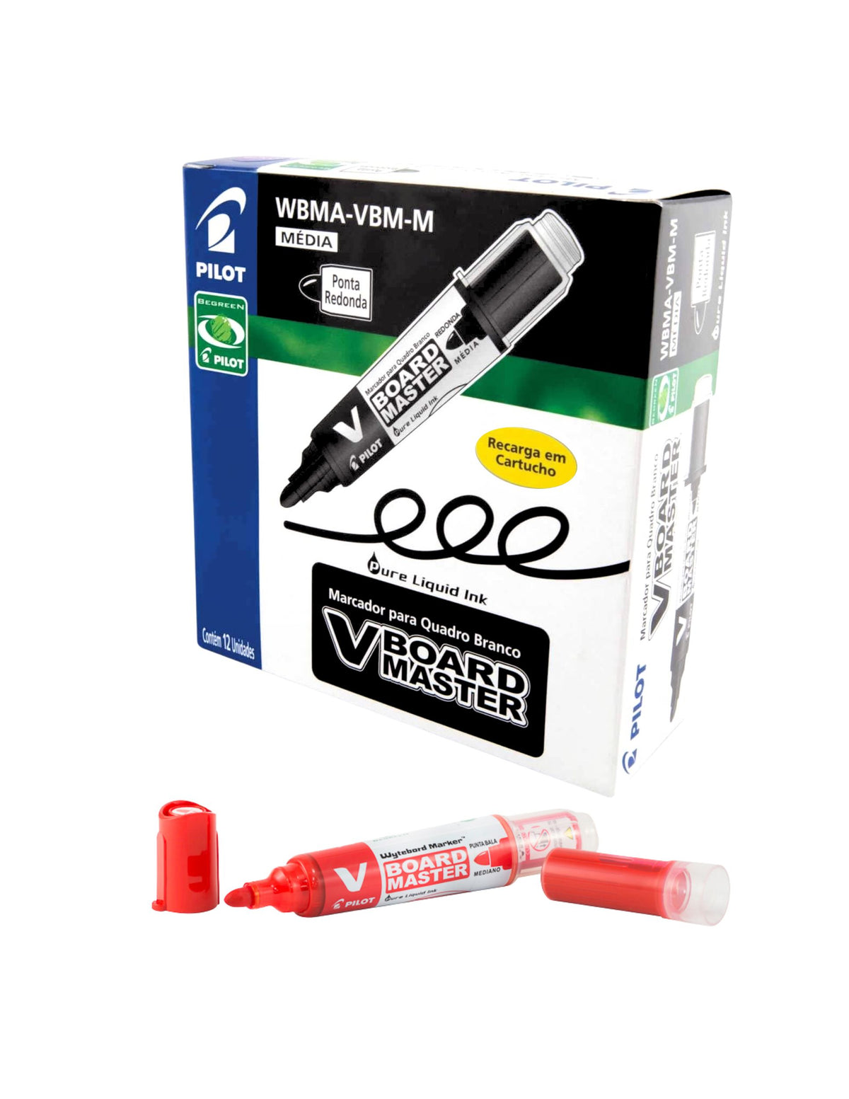 Marcador de Pizarra - Recargable - V-Board Master - Pilot