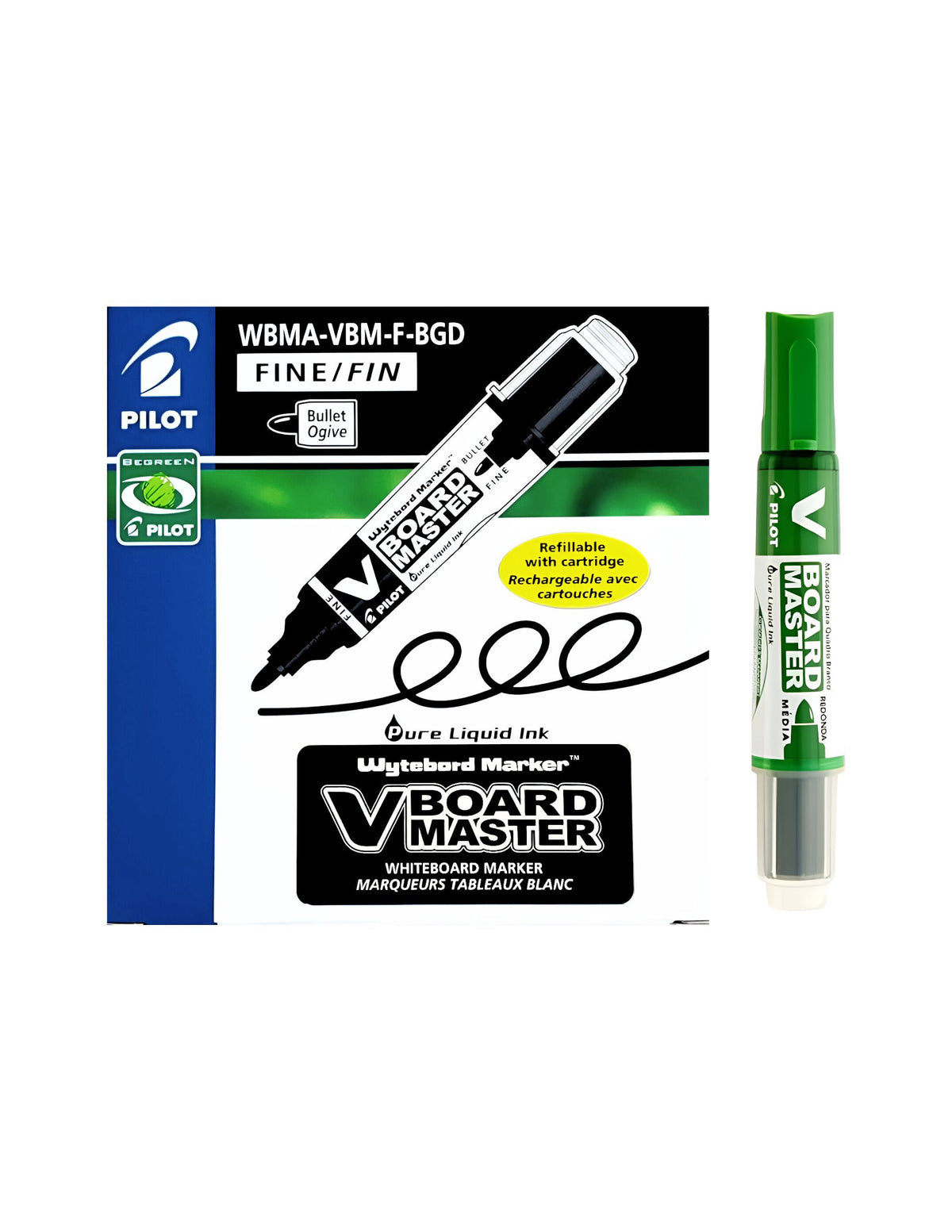 Marcador de Pizarra - Recargable - V-Board Master - Pilot