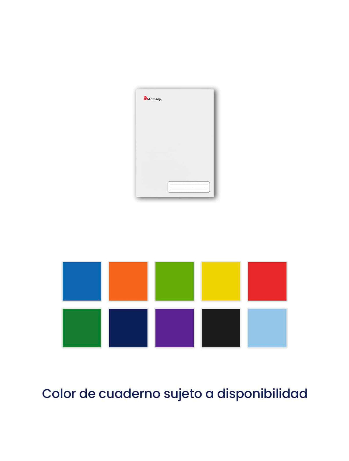 Cuaderno - 1/2 Carta - Engrapado - Pasta Flexible - Arimany