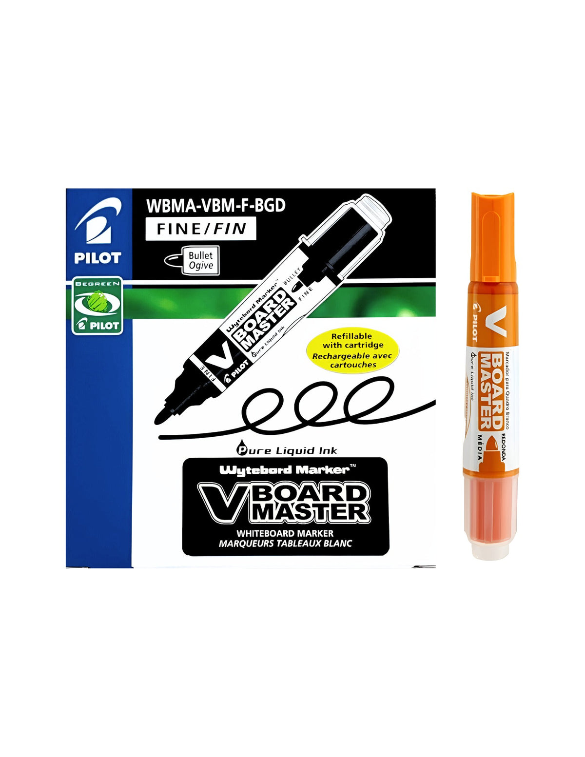 Marcador de Pizarra - Recargable - V-Board Master - Pilot