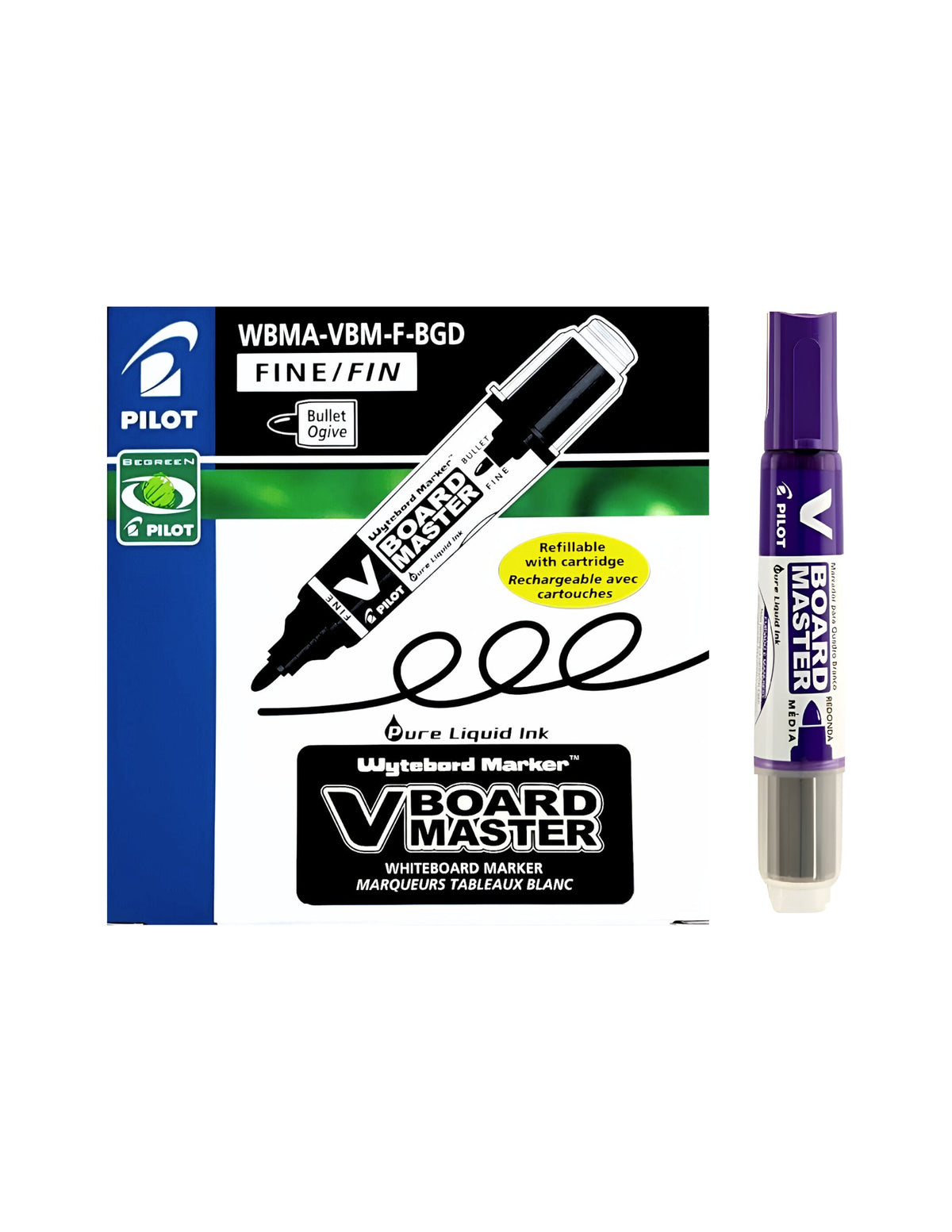 Marcador de Pizarra - Recargable - V-Board Master - Pilot