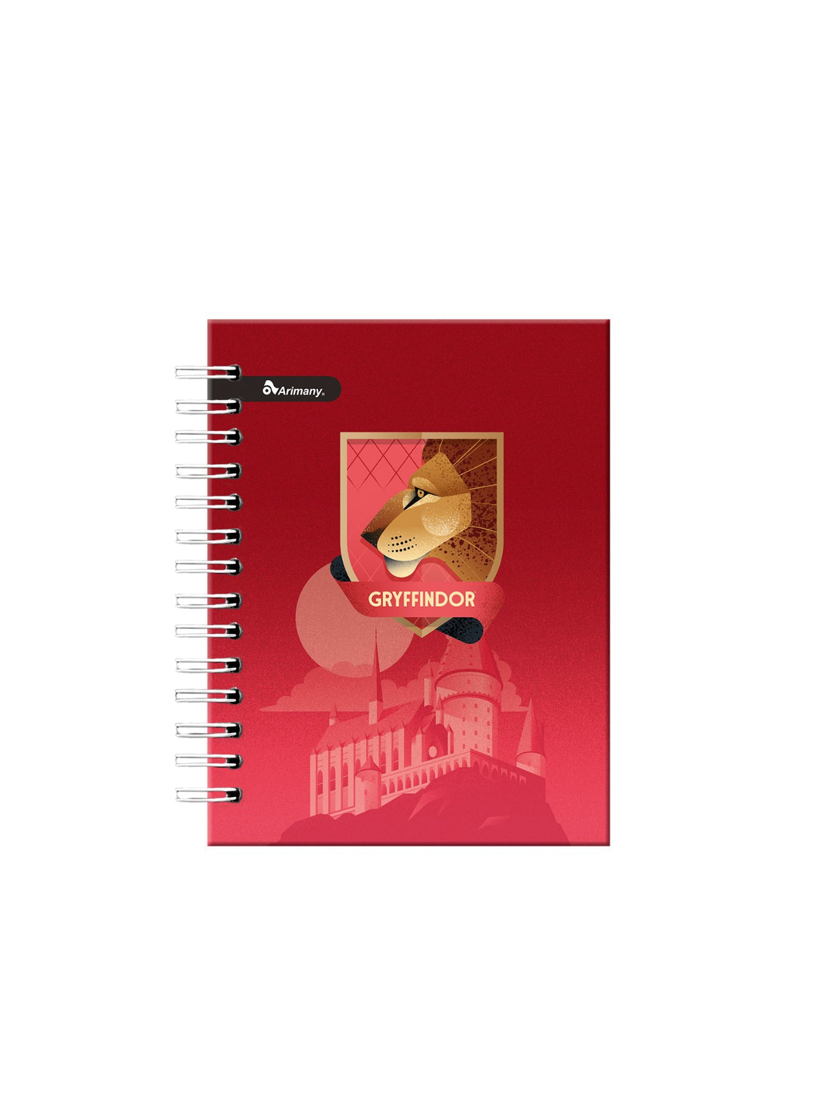 Cuaderno - 1/2 Carta - Doble Anillo - Pasta Dura - Harry Potter