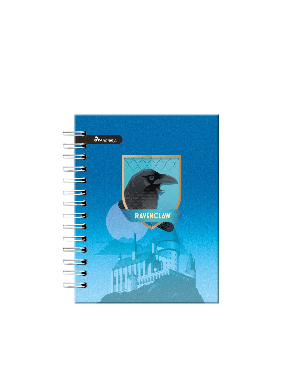 Cuaderno - 1/2 Carta - Doble Anillo - Pasta Dura - Harry Potter