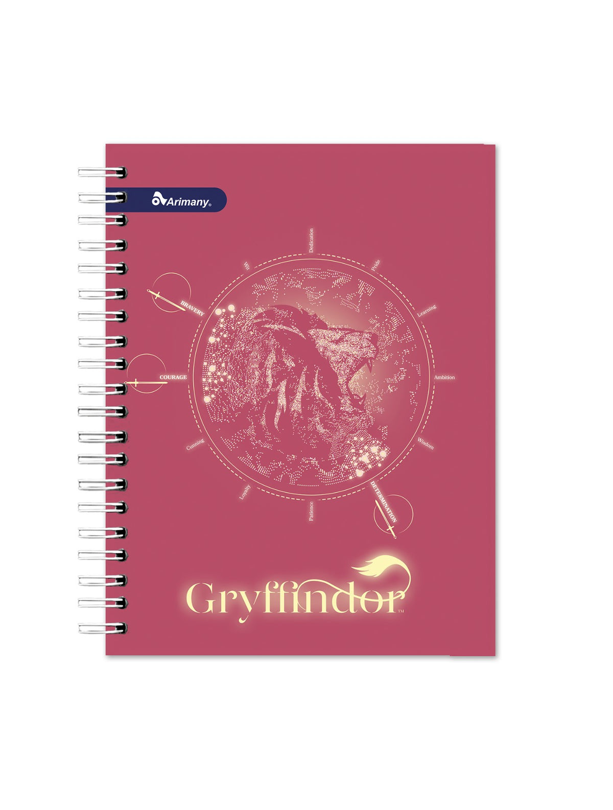 Cuaderno - Universitario - Doble Anillo - Pasta Dura - Harry Potter