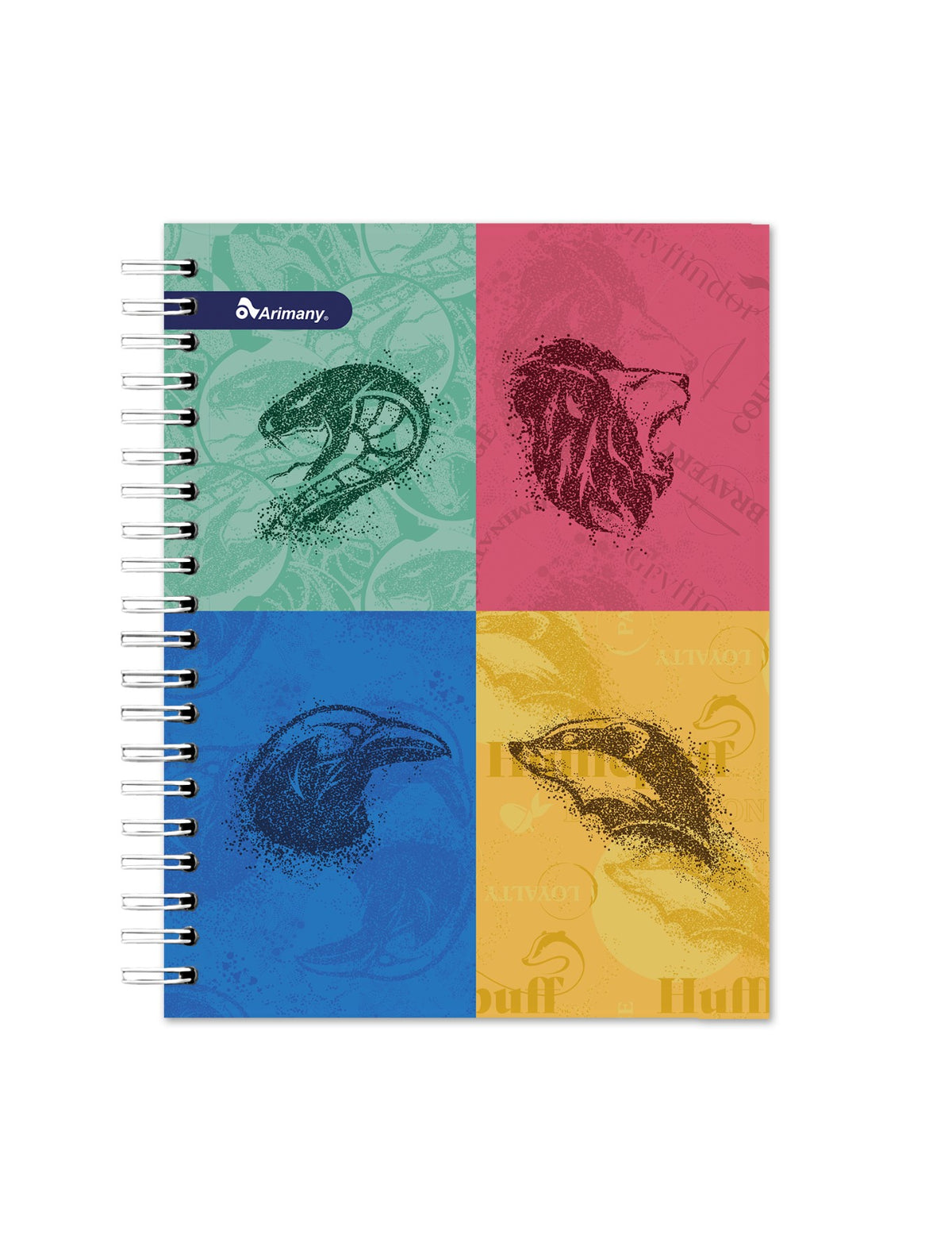 Cuaderno - Universitario - Doble Anillo - Pasta Dura - Harry Potter