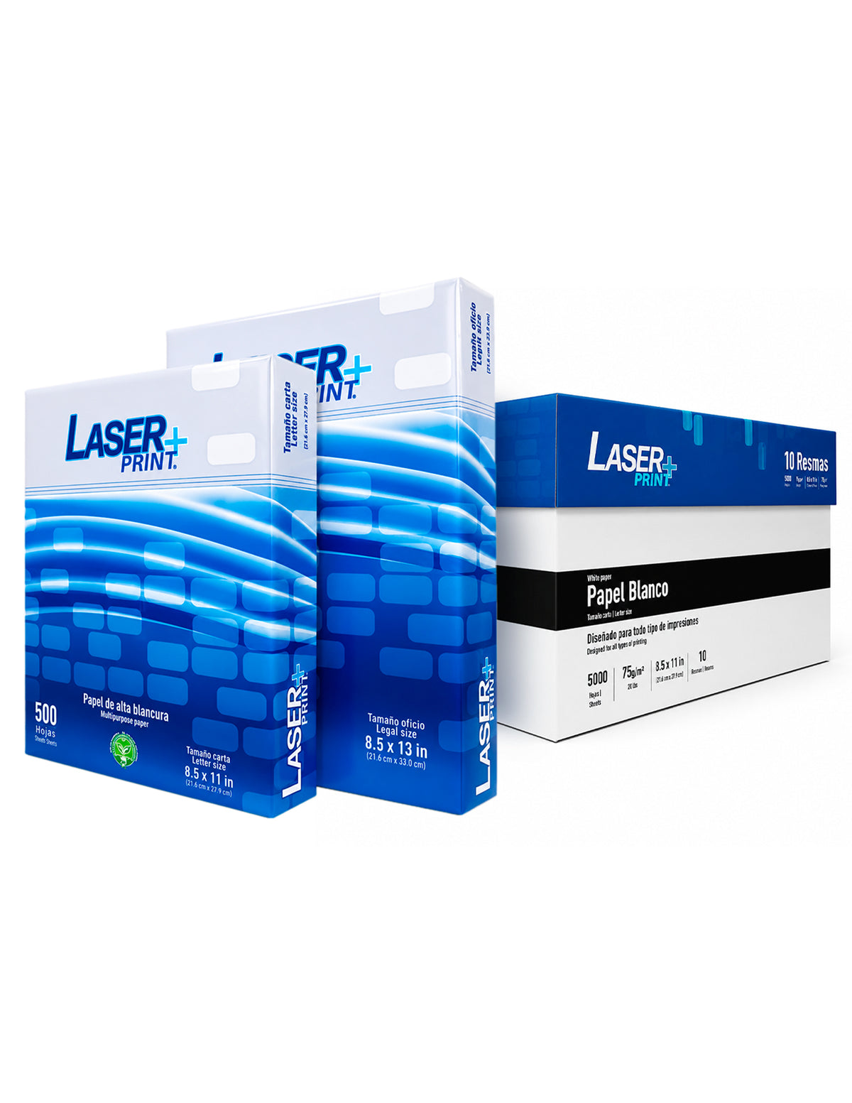 Papel Bond - Para Impresora - Laser Print Plus