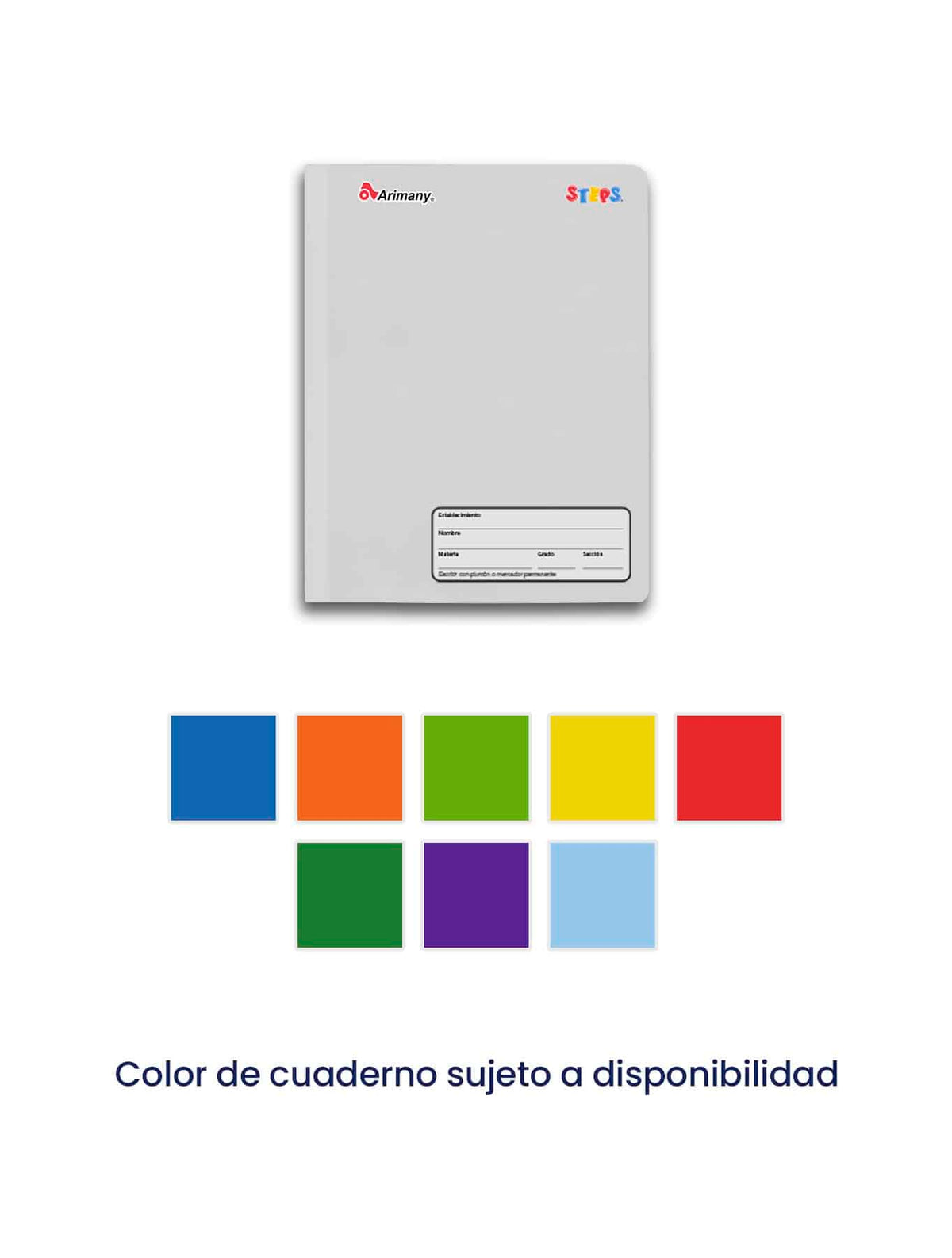 Cuaderno - Carta - Cosido - Steps