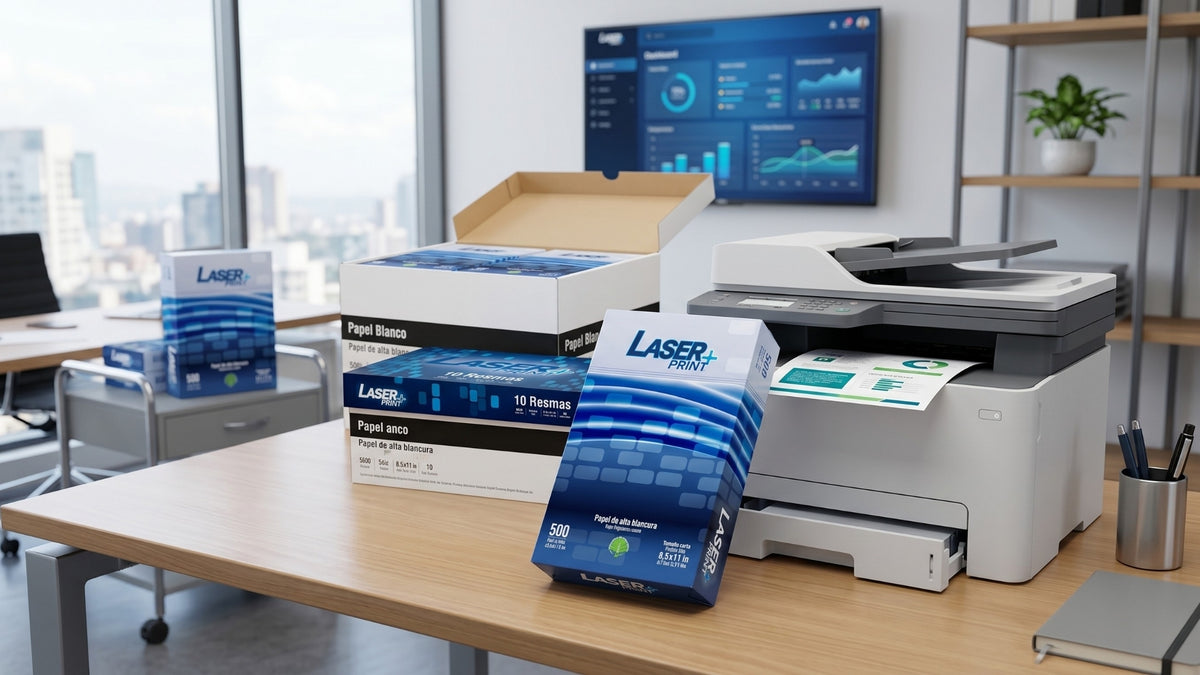 Papel Bond - Para Impresora - Laser Print Plus