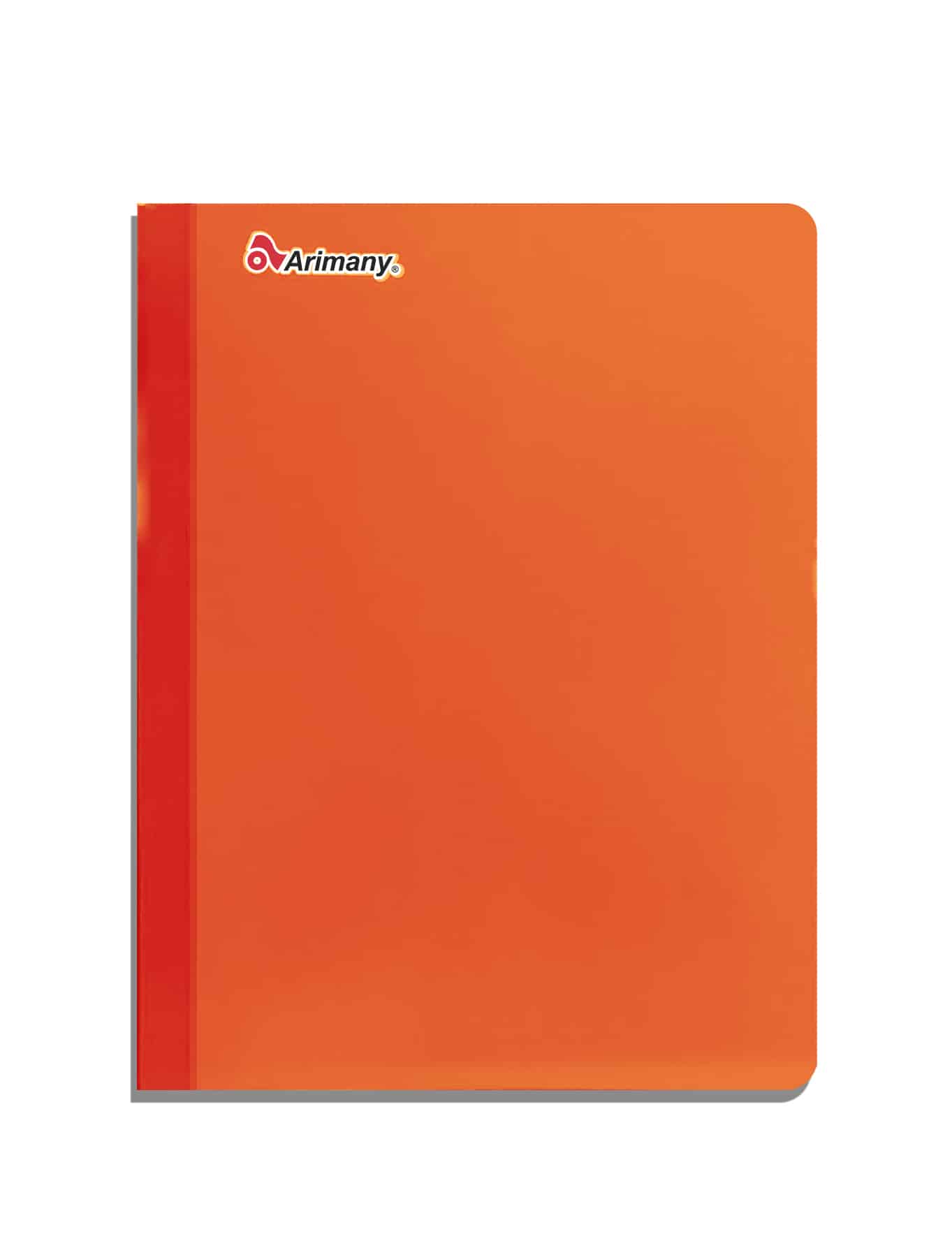 Cuaderno Cosido - Carta - Arimany - 100 Hojas - Sin Lineas - Naranja - 1 Unidad