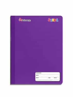 Cuaderno Cosido - Carta - Steps - 100 Hojas - Cuadros de 5 mm - Morado - 1 Unidad