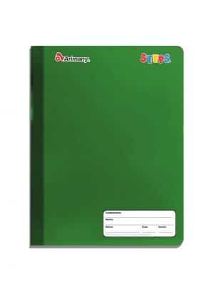 Cuaderno Cosido - Carta - Steps - 100 Hojas - Cuadros de 5 mm - Verde Oscuro - 1 Unidad