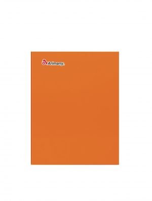 Cuaderno Cosido - Empastado - 1/2 Carta - Arimany - 200 Hojas - Lineas - Naranja - 1 Unidad
