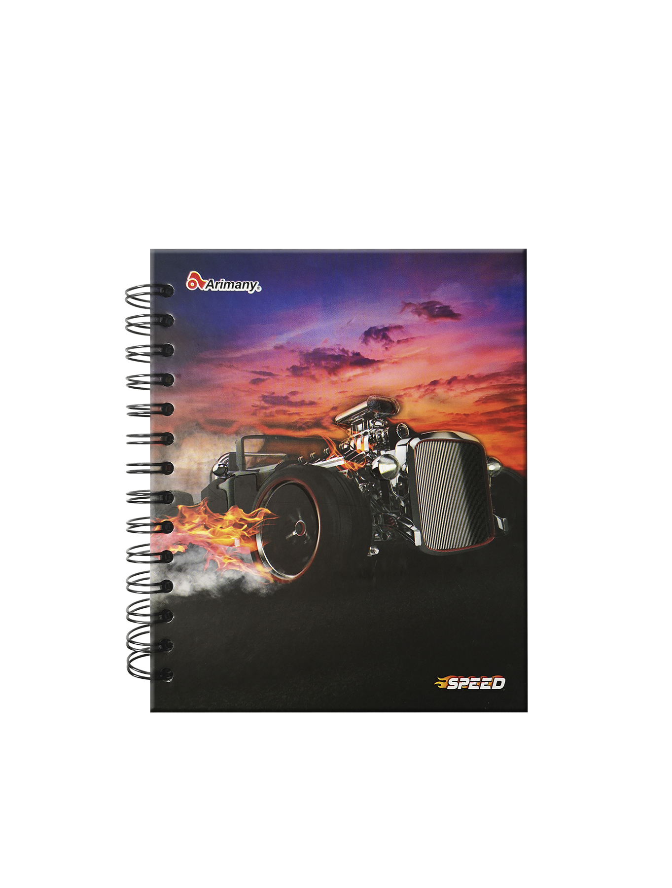 Cuaderno Doble Anillo - Pasta Dura - 1/2 Carta - Speed - 150 Hojas - 5 Materias - No 02 - 1 Unidad