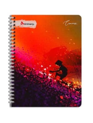 Cuaderno Doble Anillo - Pasta Dura - Universitario - Canvas - 180 Hojas - Multimateria - No 04 - 1 Unidad