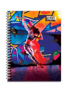 Cuaderno Doble Anillo - Pasta Dura - Universitario - Urban - 180 Hojas - Multimateria - No 03 - 1 Unidad