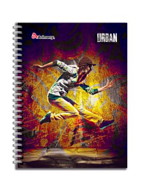 Cuaderno Doble Anillo - Pasta Dura - Universitario - Urban - 180 Hojas - Multimateria - No 07 - 1 Unidad