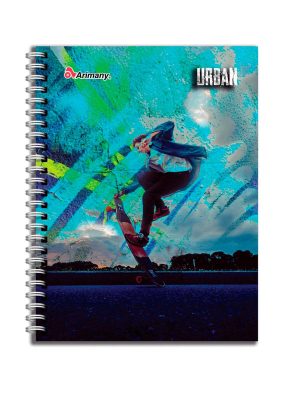 Cuaderno Doble Anillo - Pasta Dura - Universitario - Urban - 180 Hojas - Multimateria - No 08 - 1 Unidad