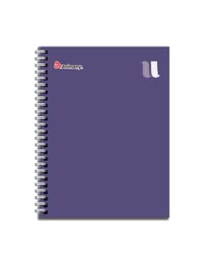 Cuaderno Doble Anillo - Pasta Semidura - Universitario - Arimany U - 100 Hojas - Lineas - Future Dusk - 1 Unidad